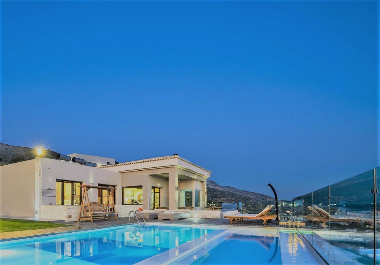 Villa Kedria With A Panoramic Ocean View Tsikalaria  Zewnętrze zdjęcie