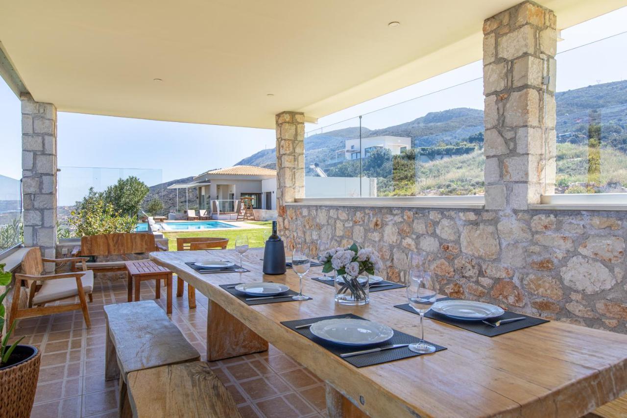 Villa Kedria With A Panoramic Ocean View Tsikalaria  Zewnętrze zdjęcie