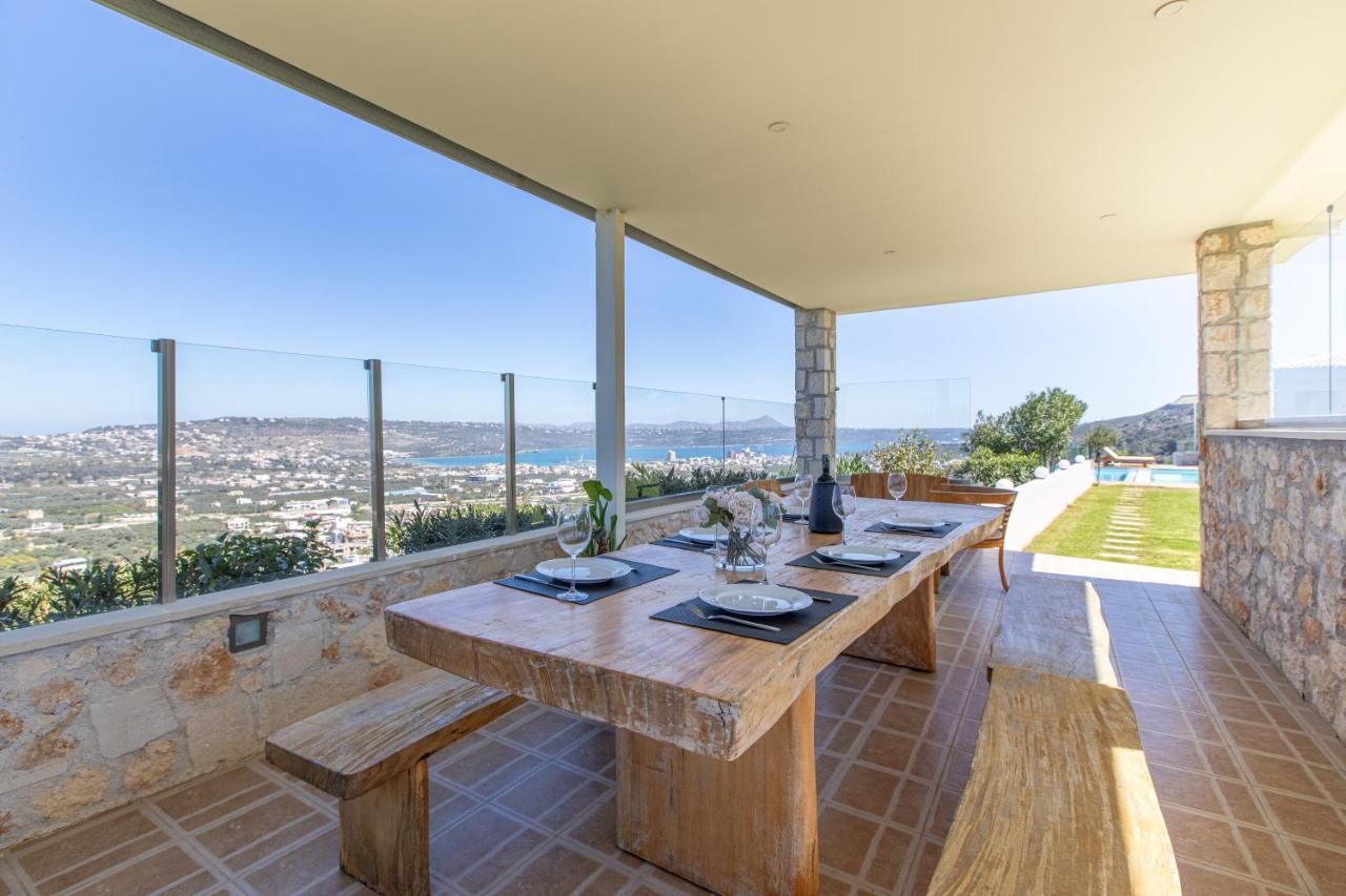 Villa Kedria With A Panoramic Ocean View Tsikalaria  Zewnętrze zdjęcie