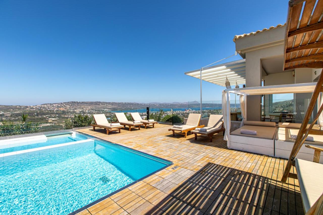 Villa Kedria With A Panoramic Ocean View Tsikalaria  Zewnętrze zdjęcie