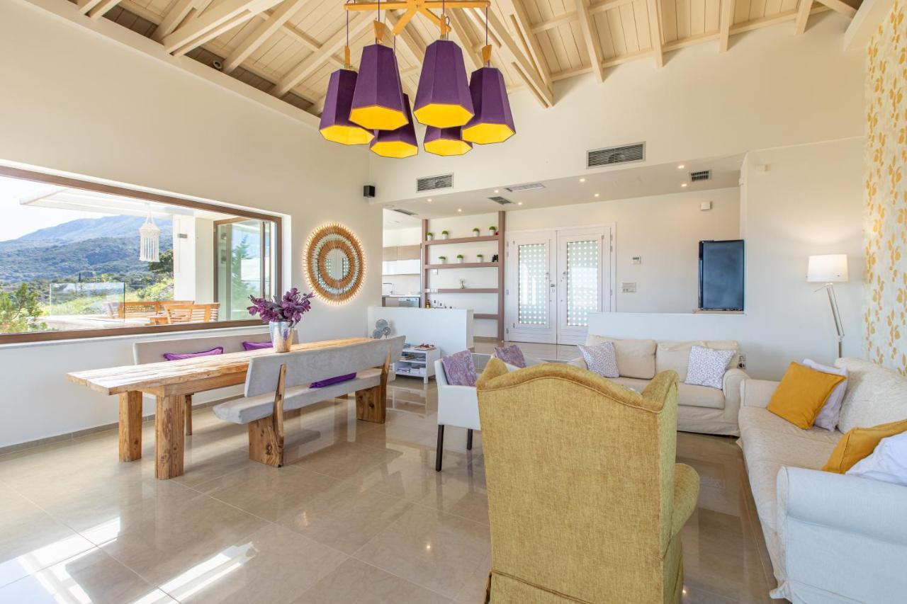 Villa Kedria With A Panoramic Ocean View Tsikalaria  Zewnętrze zdjęcie