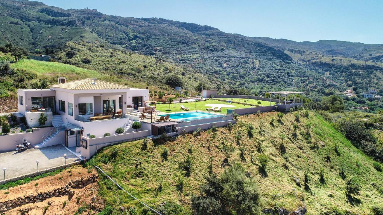 Villa Kedria With A Panoramic Ocean View Tsikalaria  Zewnętrze zdjęcie