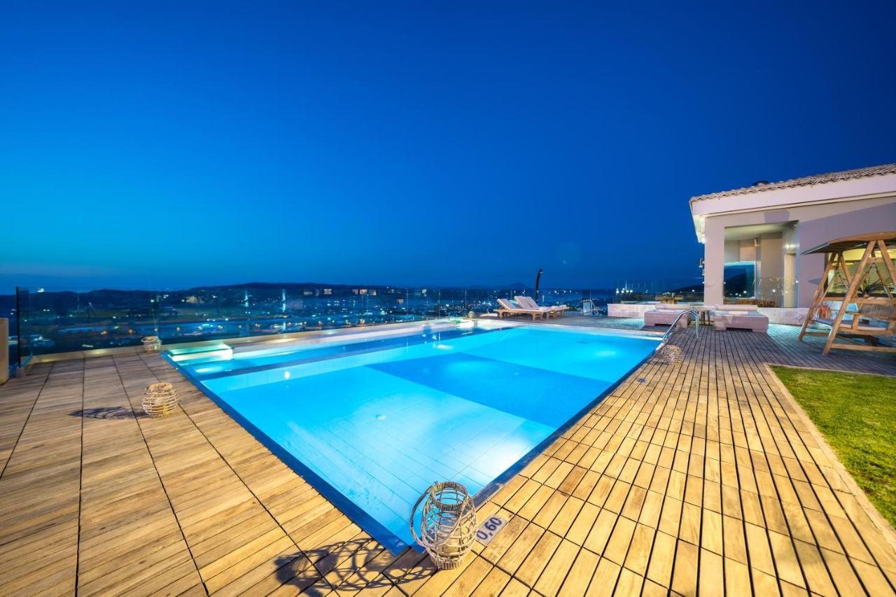 Villa Kedria With A Panoramic Ocean View Tsikalaria  Zewnętrze zdjęcie